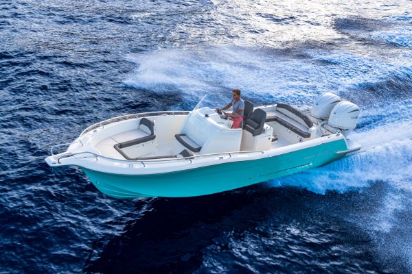 Bateau moteur hors bord White Shark 280 CC Evo - Day boat et bateau de peche francais