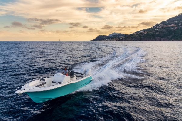 Bateau moteur hors bord White Shark 280 CC Evo - Day boat et bateau de peche francais