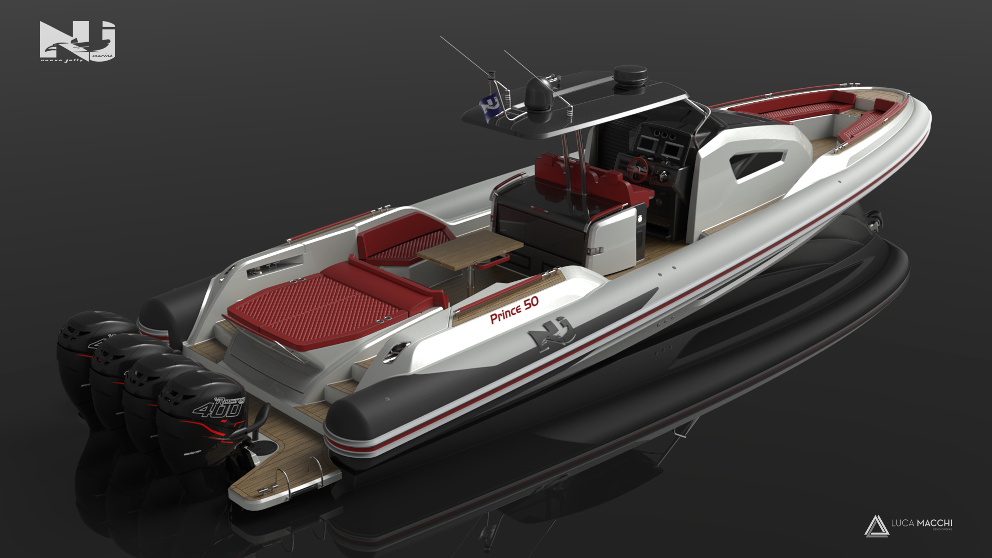 NUOVA JOLLY NJ PRINCE 50 - Semi rigide hors bord