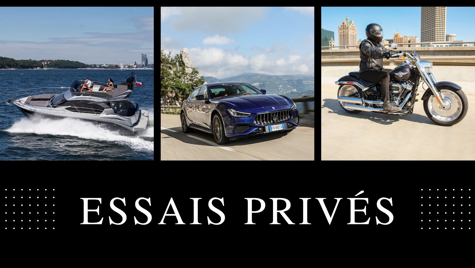 Essais privés White Shark boats, Galleon Yachts et Nuova Jolly