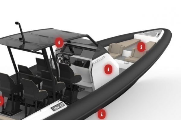 NORTHSTAR bateau semi-rigide ION 12 Equinox