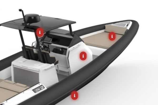 NORTHSTAR bateau semi-rigide ION 12 Solstice