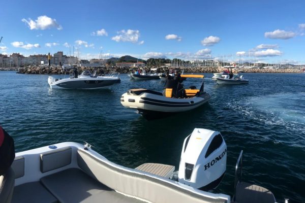 Le RODMAN 690CC Verado, durant les essais de Moteur Boat à Hyères le 18 janvier 2023 Le RODMAN 690CC Verado, durant les essais de Moteur Boat à Hyères le 18 janvier 2023