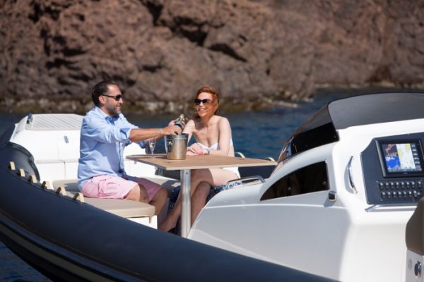 Nuova Jolly PRINCE 43 CC - Bateau semi rigide de luxe avec moteur inboard ou hors-bord