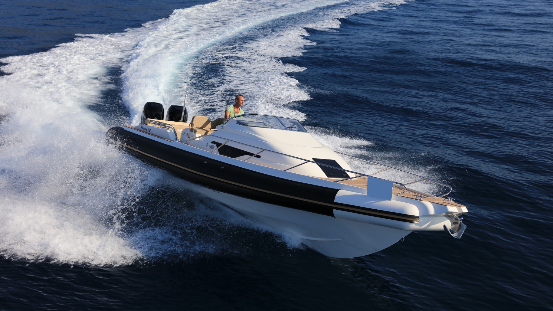 NUOVA JOLLY PRINCE 33 CC - Semi rigide de luxe avec console centrale et moteur hors-bord