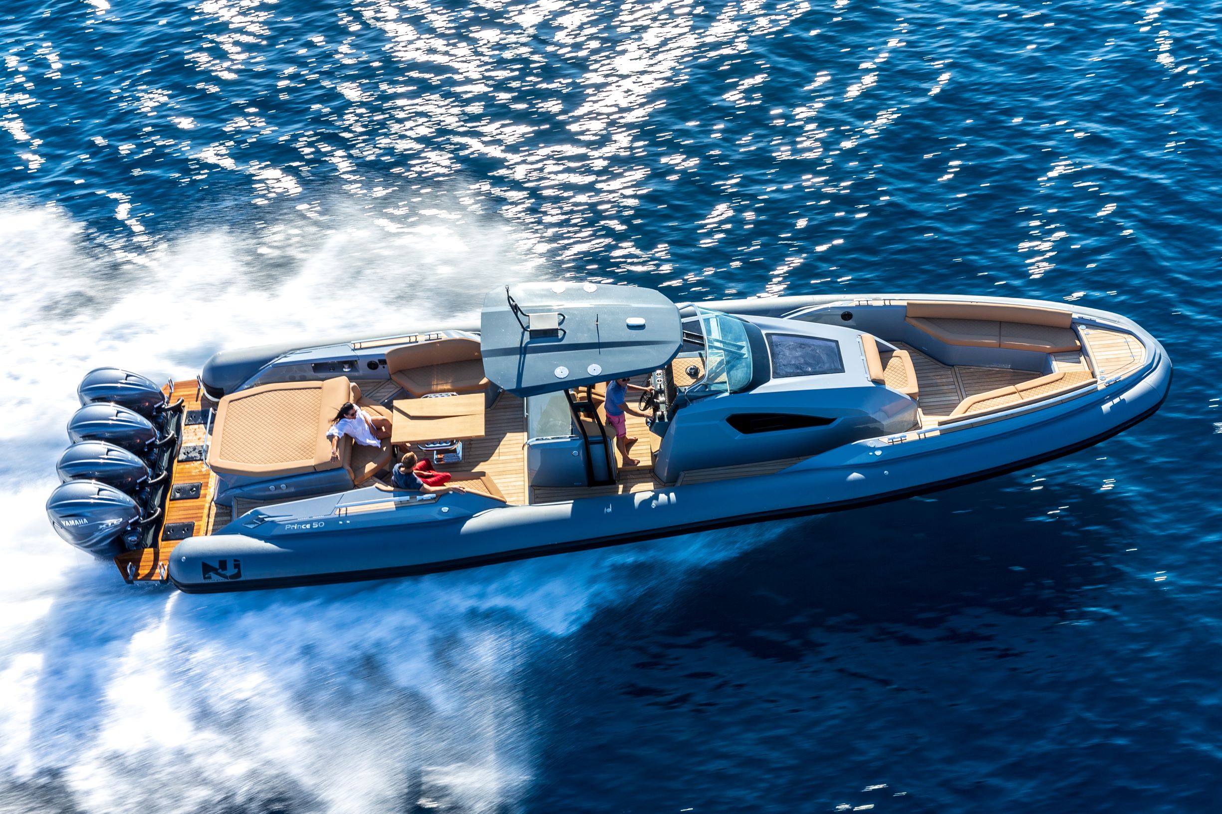 NUOVA JOLLY PRINCE 50 - Bateau semi rigide de luxe avec moteur hors-bord