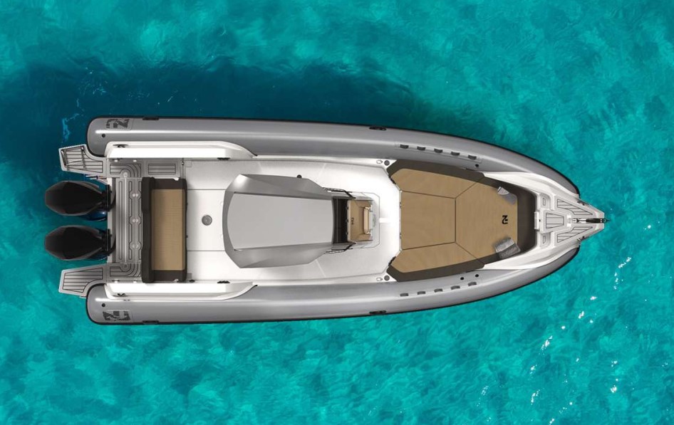 Nuova Jolly NJ 850 XL - bateau semi-rigide de luxe à moteurs hors-bord