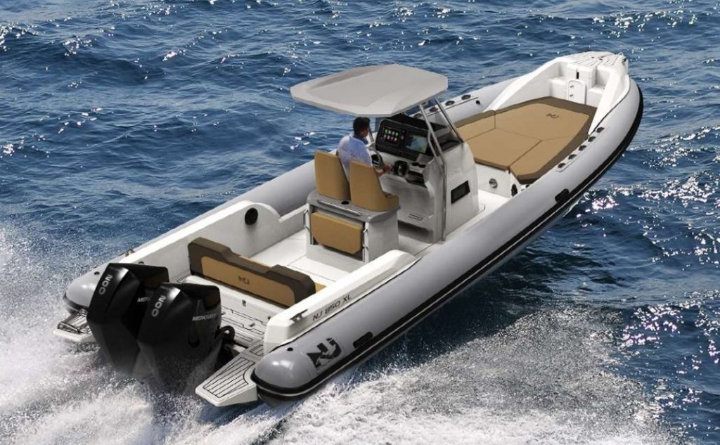 Nuova Jolly NJ 850 XL - bateau semi-rigide de luxe à moteurs hors-bord