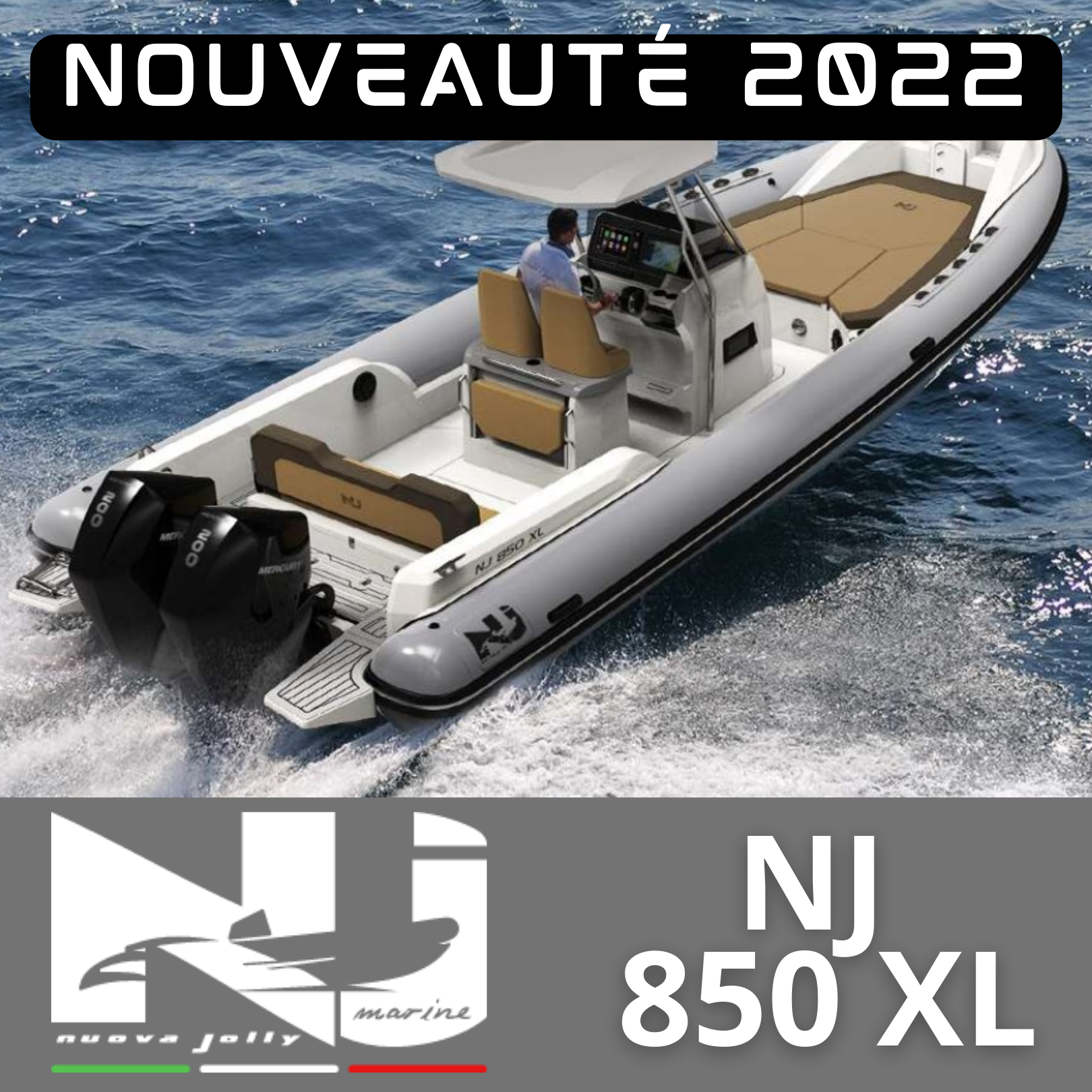 Bateau moteur semi-rigide Nuova Jolly NJ 700XL
