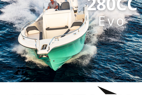 Bateau moteur hors bord White Shark 280CC Evo - Day boat & bateau de peche