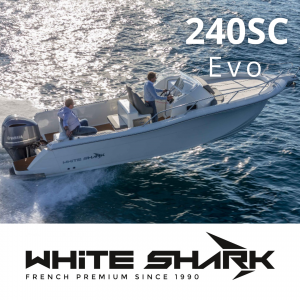 Bateau moteur hors bord White Shark 240SC Evo - Bateau francais