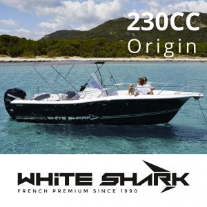 Bateau moteur hors bord White Shark 230CC Origin - Bateau francais