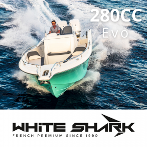 Bateau moteur hors bord White Shark 280 CC Evo - Bateau francais